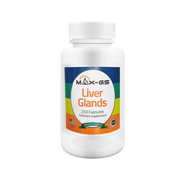 MAX-GS Liver Gland 500mg 250 Caps 肝脏萃取物 500毫克 250 粒