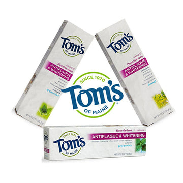 TOM Fluoride-free Toothpaste 5.5 Oz 无氟牙膏 155.9克（随机发货）