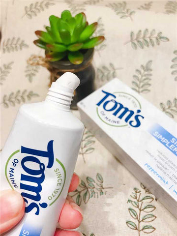 TOM Fluoride-free Toothpaste 5.5 Oz 无氟牙膏 155.9克（随机发货）