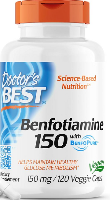 Doctor's Best Benfotiamine ,150 mg,120 Caps 苯磷硫胺 150毫克 120粒