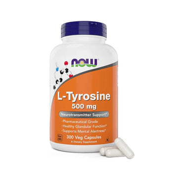 Now Foods L-Tyrosine 500mg 酪氨酸