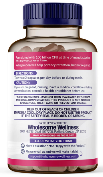 Wholesome Women's 100 billion Probiotics 女性1000亿益生菌  60粒